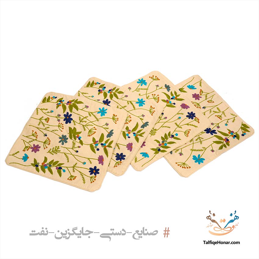 Traditional North Khorasan embroidery 4 pieces cushions